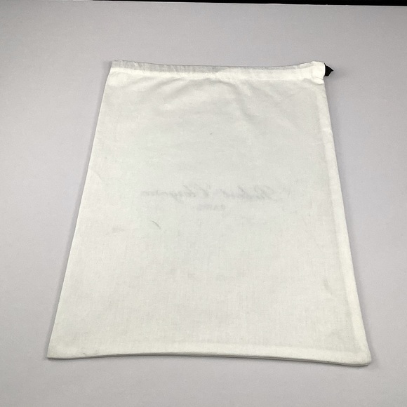 Robert Clergerie Paris White Drawstring Dust Bag - Picture 3 of 7